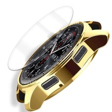 Tempered Glass Screen Protector Case Cover for Samsung Gear S3 Classic SM-R770N