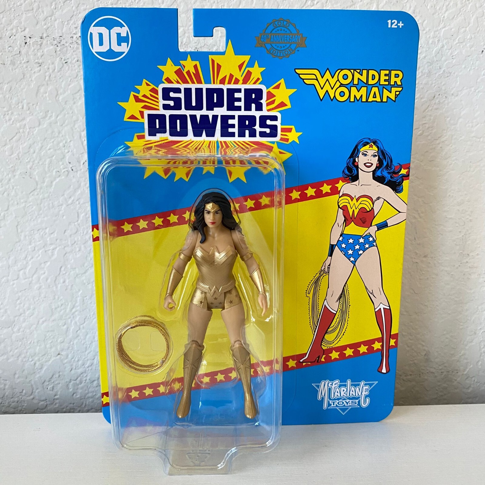 McFarlane Toys DC Super powers GOLD Wonder Woman