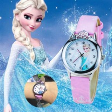 Disney Frozen Kinder Elsa Anna Kinder Party Geschenk Armbanduhren Geschenk Rosa