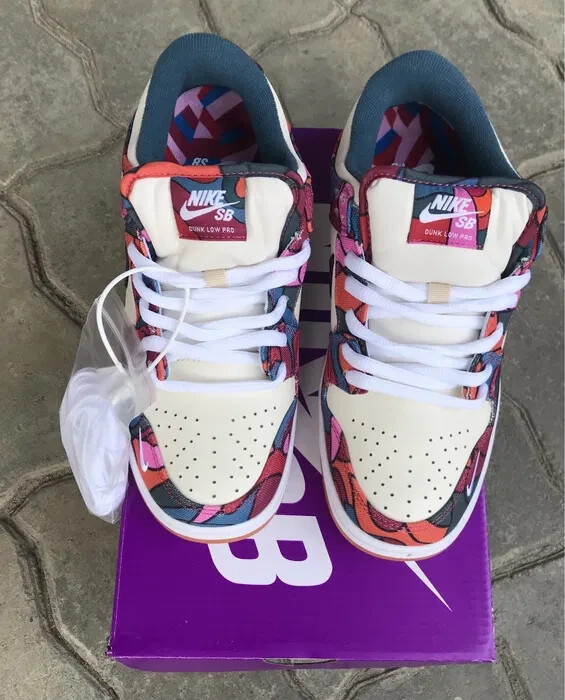 Size 7 - Nike Dunk Low Pro SB x Parra Abstract Art 2021 Size 7 - Nike Dunk Low Pro SB x Parra Abstract Art 2021