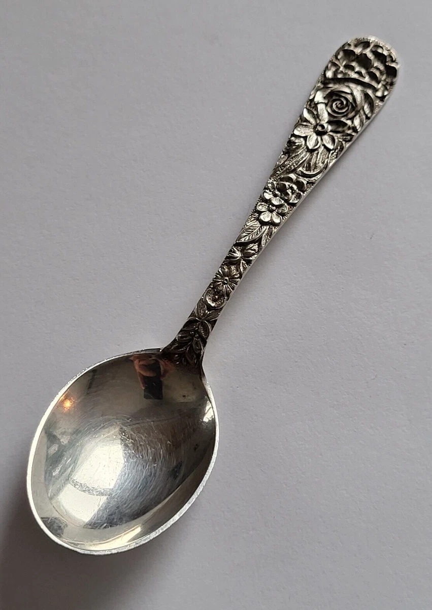 Sterling Silver S. Kirk Son Repousse Baby Spoon