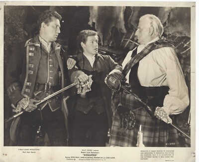 Disney Movie Kidnapped Peter Finch James MacArthur Bernard Lee Press Photo 1960