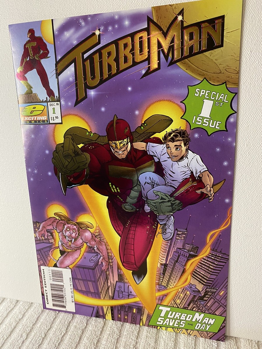 JINGLE ALL THE WAY movie Prop COMIC BOOK Turbo Man PRODUCTION MADE