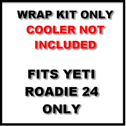 Vinyl Cooler Wrap fits YETI Roadie 24 | Decal Skin L+I - Woodland Camo - Picture 2 of 8