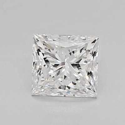 3.43 Ct PRINCESS Cut IGI Certified Lab Grown CVD Diamond F Color VS1 Clarity