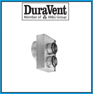 DURAVENT 4'' x 6 5/8'' DirectVent Pro Co-Axial to Co-Linear Connector #46DVA-GCL