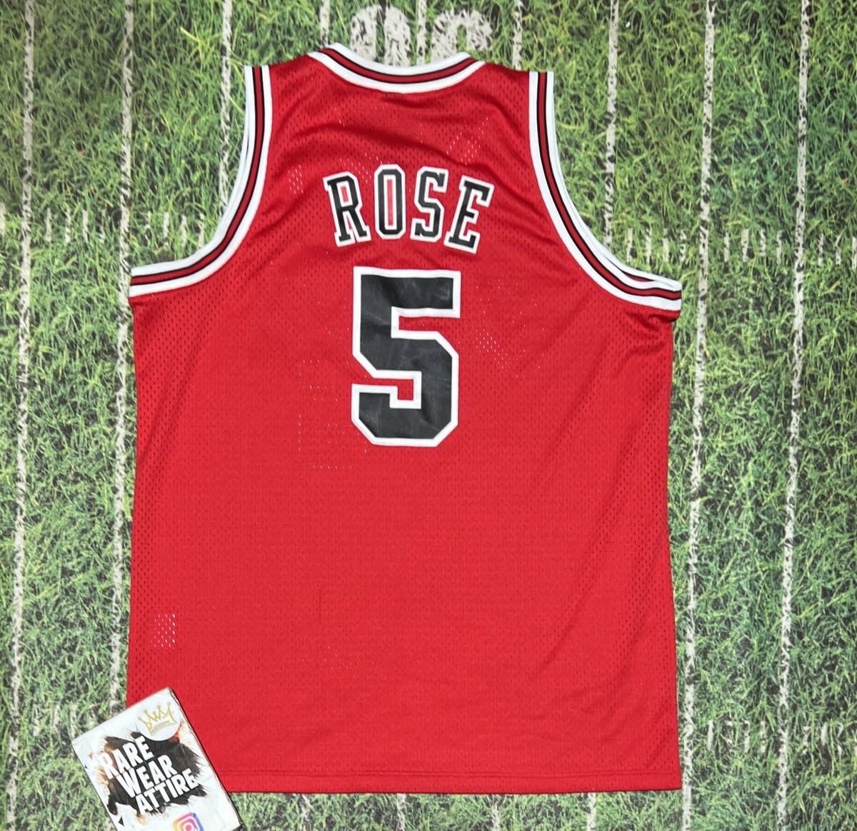 Nike シカゴ・ブルズ ジャージ XXL #5 ROSE Nike NBA Number 5 Chicago Bulls Jalen Rose White Basketball