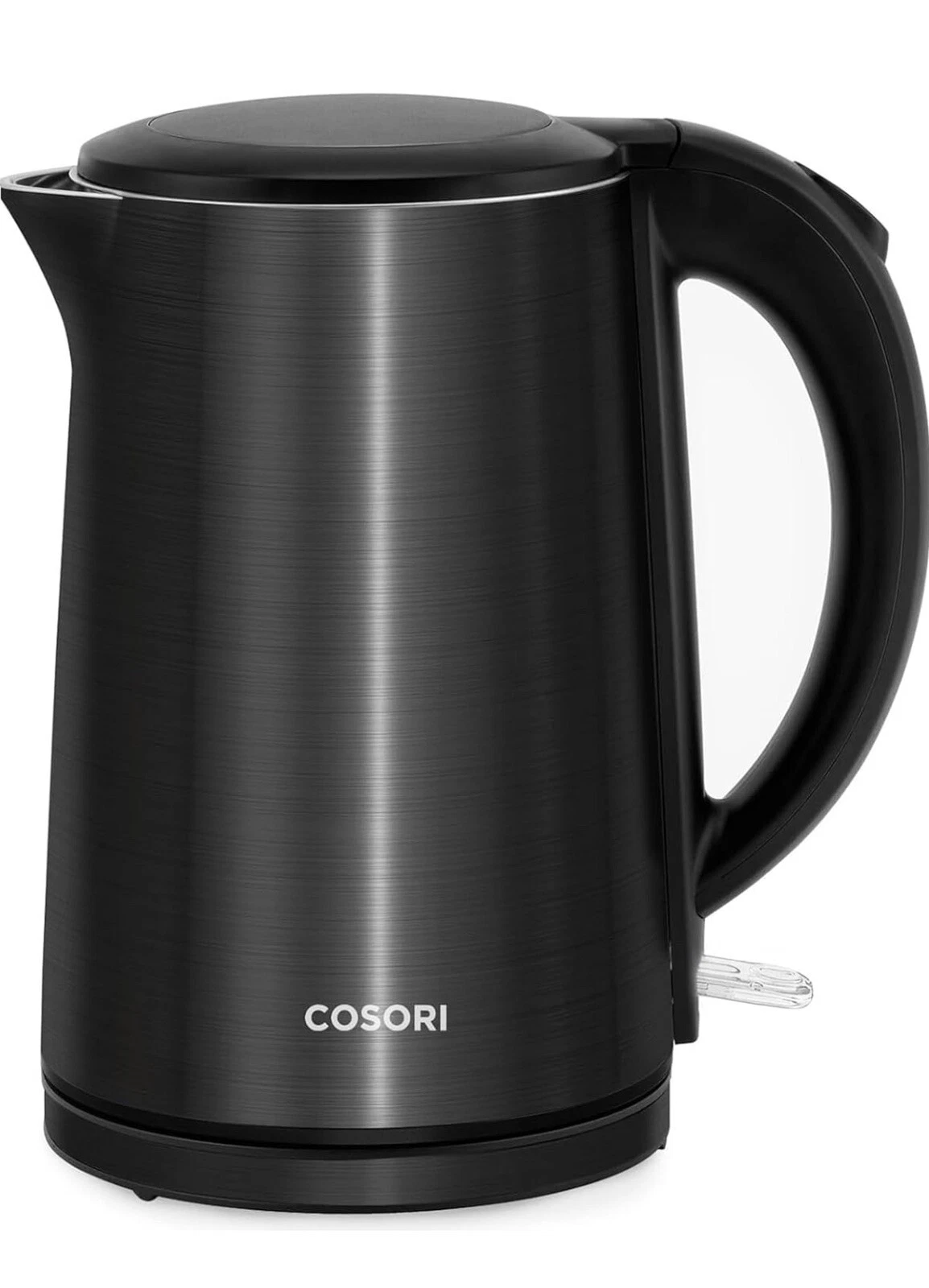 COSORI Electric Kettle Stainless Steel Double Wall 1.5L Cool To Touch Insulate