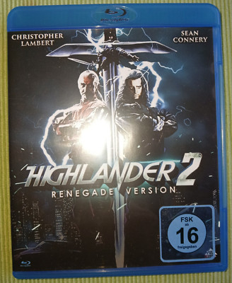 Highlander 2 | Renegade Version | Blu-Ray | Sean Connery | Christopher Lambert