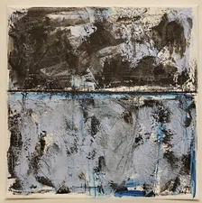 No.499 Original Abstract Modern Minimal Urban Textured Painting By K.A.Davis 