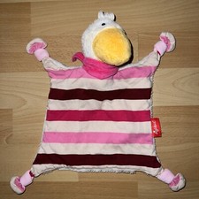 SIGIKID Gans Gisella Goose Schnuffeltuch Schmusetuch Halstuch Gestreift Rarität