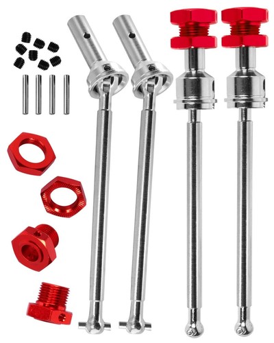 Drive Shaft w/Wheel Hex Nuts Upgrades Part for ARRMA 1/8 Typhon 6s Blx/1/7 In... - 第 1/7 張圖片