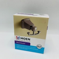 Moen Boardwalk Double Robe Hook Brushed Nickel Y3203BN Bathroom Closet Entrance
