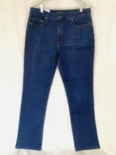 Members Mark Mens Jeans 36x34 Straight Fit Premium Stretch Dark Wash Blue NEW