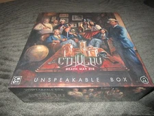 NEW Sealed Cthulhu Death May Die Unspeakable Box Kickstarter Stretch Goals KS