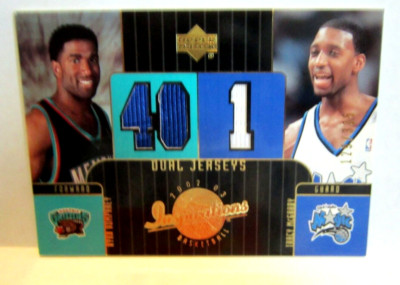 Ryan Humphrey/Tracy McGrady 2002-03 UD Inspirations 2Clr Dual Jerseys#129/325!