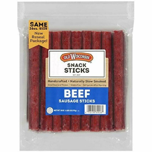 Old Wisconsin Beef Snack Sticks 26oz for sale online eBay