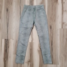 Pantalones Flog Mujer 24 Verde? Cordón de algodón elástico con cordón cónico
