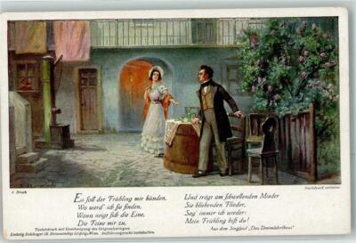 39433643 - signed Broch A. The Dreimaederlhaus Colourful Series No. 67 Schubert, F.