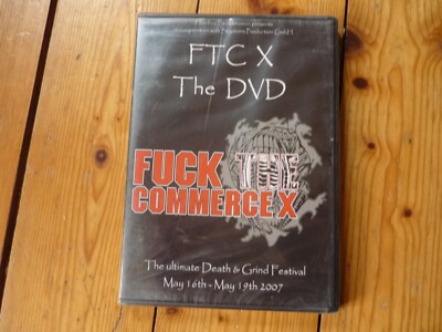 FUCK THE COMMERCE X - The DVD Disbelief Godphobia Sinister Sinners Bleed DVD OVP
