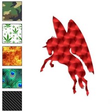 Flying Horse Pegasus, Vinyl Decal Sticker, 40 Patterns 3 Sizes, 513