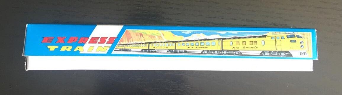 AMTRAK WIND UP EXPRESS TRAIN Y JAPAN TIN & PLASTIC WORKS IN AMTRAK WIND UP EXPRESS TRAIN Y JAPAN TIN & PLASTIC WORKS IN