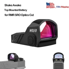 Shake Awake Red Dot Reflex Sight Cyelee WOLF0 RMR Cut for Glock 17 19 34 47 MOS