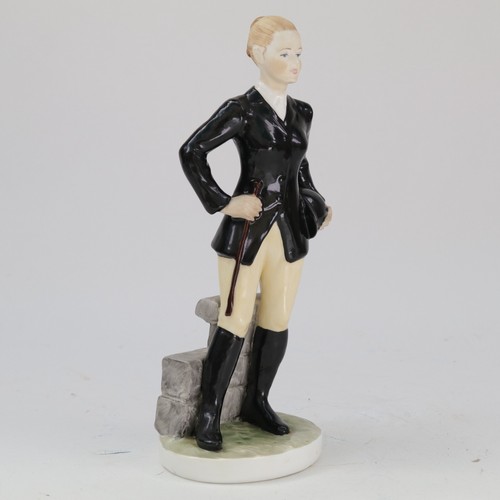 Coalport Anne Figurine Lady Horse Rider Anne Rare h21cm Circa 1980 - 第 3/8 張圖片