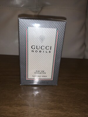 Vtg Gucci NOBILE Eau de Toilette 2 oz 60 ml Natural Spray | eBay