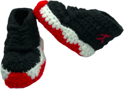 Crochet Baby Sneaker J Basketball Air 