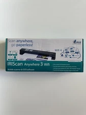 IRIScan Anywhere 3 WIFI Mobile Scanner OCR Software Office Paperless