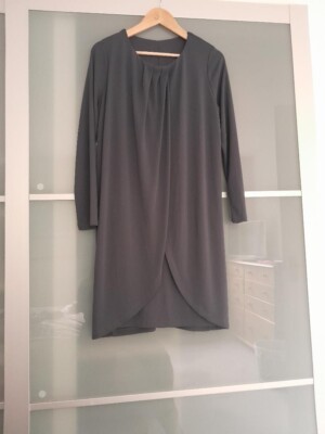 M S Ladies Grey Dress Size 16 UK