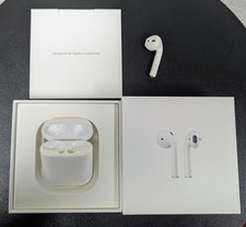 Apple 1st 2nd Gen Right AirPods A1602 and Charging Case and Box