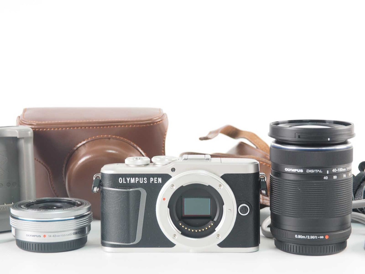 Olympus PEN E-PL9 Black 14-42mm 40-150mm Lens 5989 Shots