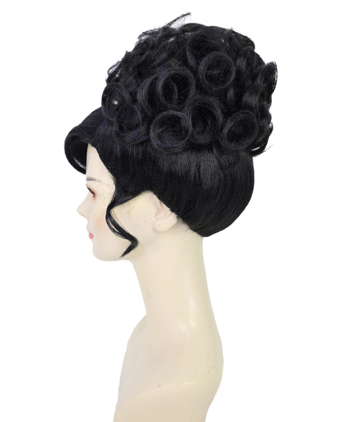 Adult Women's American Rapper Curly Updo High Fashion Wig, Multi Color Options