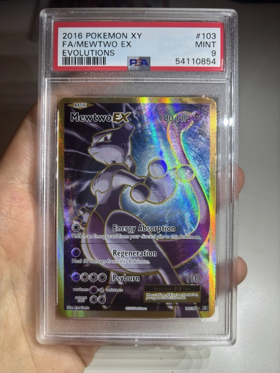 Mewtwo Pokémon TCG Professional Sports Authenticator (PSA) Grade 9