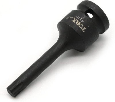 TEMO IP45 3 Inch Long Black Impact Torx Plus 6 Point Socket Bit 45IP, 