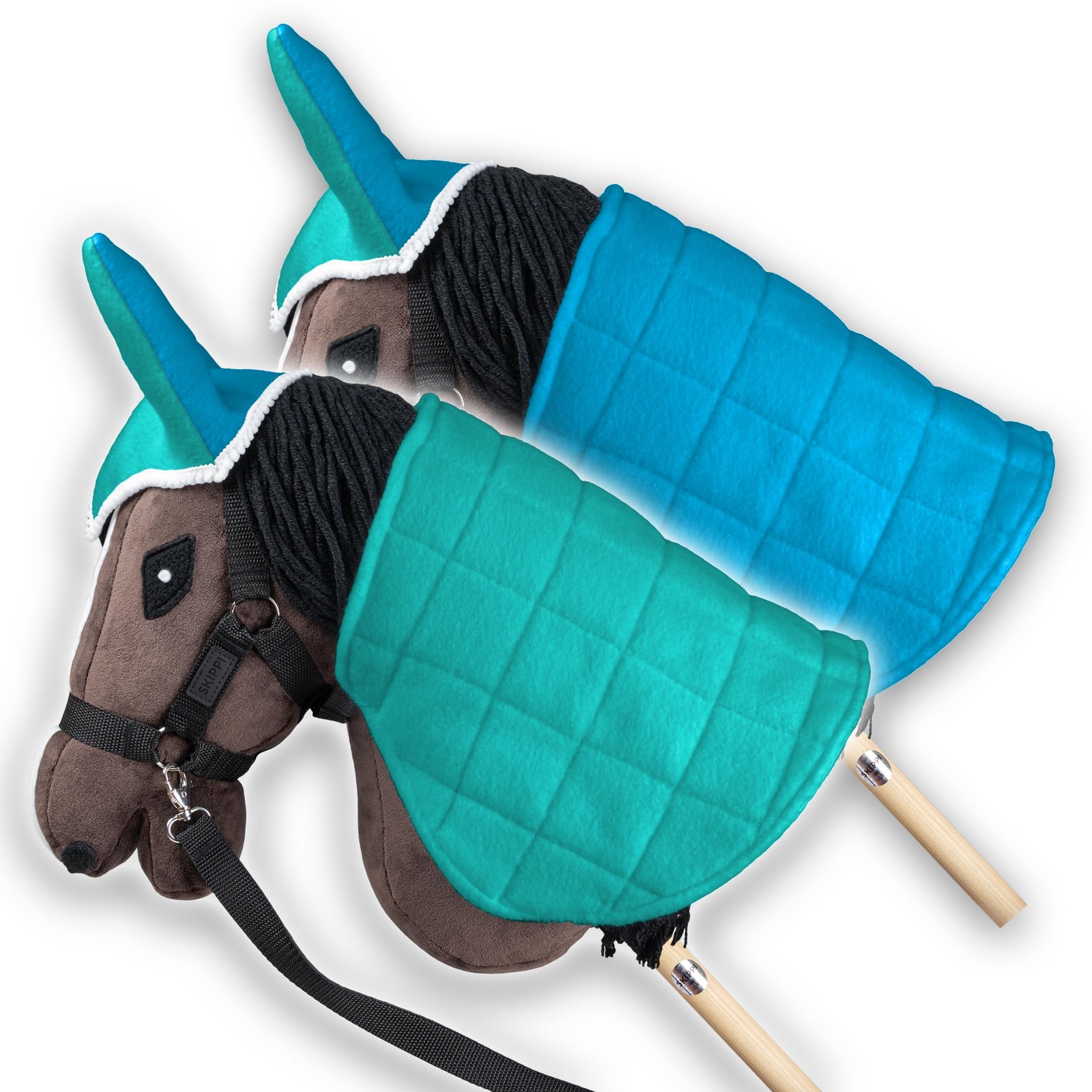 Couverture pour Hobby Horse et bonnet anti-poussière menthe contre l'usure du tissu