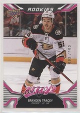 2022-23 Upper Deck MVP Rookies Magenta 92/100 Brayden Tracey #226 12sm