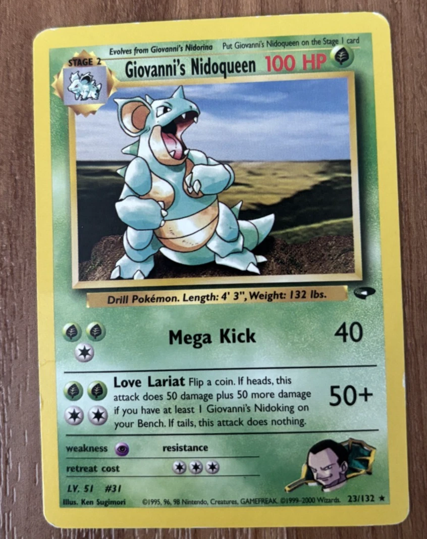 Giovanni's Nidoqueen 23/132 Gym Challenge