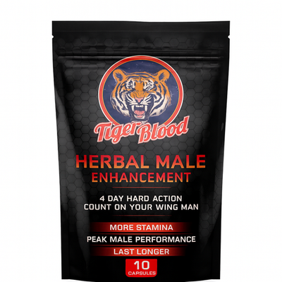#ad #ad NEW . Tiger Blood Male Enhancement Supplement 10 Pills $29.99