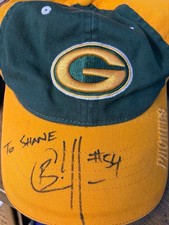 Brady Poppinga #54 Signed Packers Hat To Shane