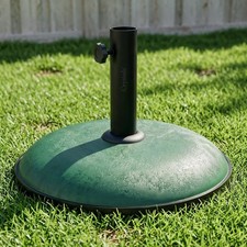 Image of Round Umbrella Parasol Base Stand Heavy Duty 11kg Concrete Patio Outdoor Garden
