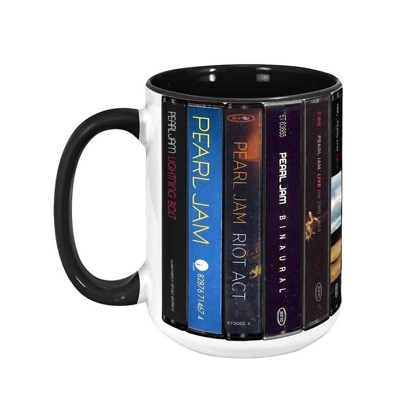 Pearl Jam Albums Cassette Retro Collection Mug - Image 2 of 4