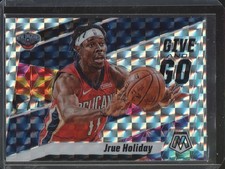 2019-20 Panini Mosaic - GIVE AND GO Silver Prizm Jrue Holiday #5 - Pelicans