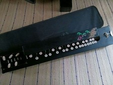 Taishogo Harp Flower Design Black Case