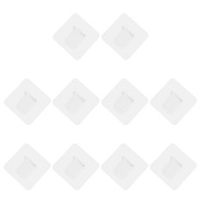 10 Pcs Transparent Plastic Shelf Support Pegs Clips for Cabinet Shelves