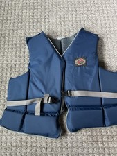 Vintage Stern's Navy American Buoyant Vest LARGE ADULT