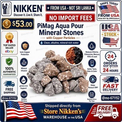 Nikken PiMag Aqua Pour Mineral Stones Copper Particles #13564 Replacement NEW 