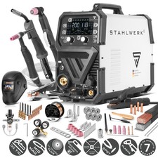 STAHLWERK Poste de soudage 6 en 1 CTM-250 PULS Pro équipement complet 200 A TIG